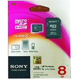 Sony Memoria Micro Sdhc 8gb C/4 Adap/sd Hd Sr-8a4 Ecoffice