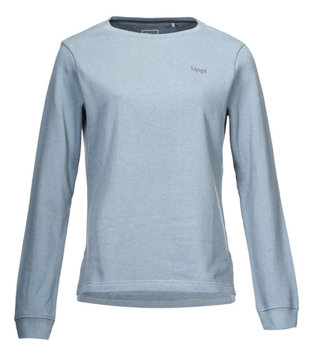 Poleron Mujer Lippi Insigne Sweatshirt Azul Grisaceo