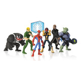 Disney Infinity Marvel 6 Figuras Spider-man Y Más