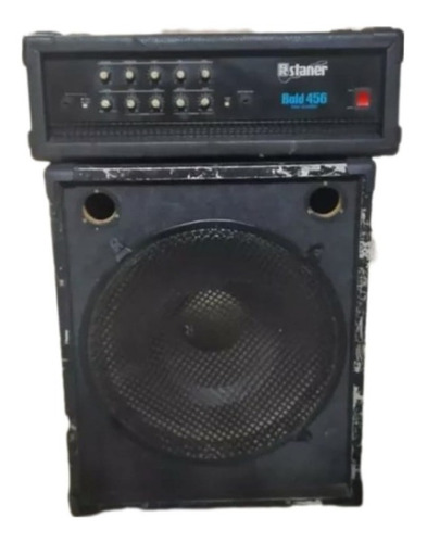 Amplificador Staner Bass Bold 456 (cabeçote +caixa) Relíquia