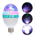 Bombillo Led Proyector Cristal Rgb Fiestas Luces Colores