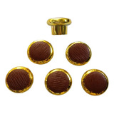 Puxador Abs Dourado Kit 10pçs 034001016