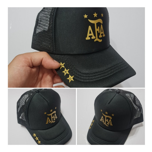 Gorra Trucker Selección Argentina 3 Estrellas Adulto Mod 4