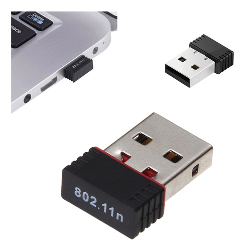 Adaptador Pendriv Wifi Wireless Notebook Pc 900mbps 802.11n 