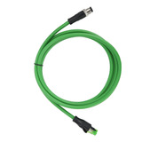 Cable De Conexión M12 A Rj45, Conector Ethernet Blindado 24