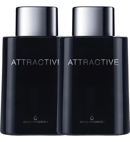 Kit 2 Perfumes Attractive Masculino 2x100ml Água De Cheiro
