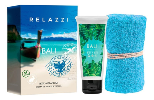  Crema De Manos Relazzi Bali 100ml + Toalla Set