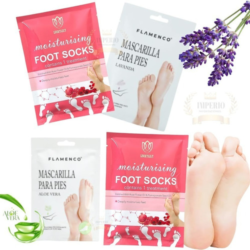 Mascarillas Calcetines Peeling  Exfoliantes Para Pies Pack 4