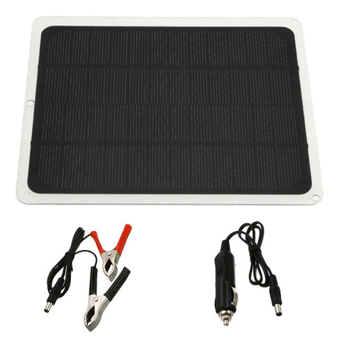 Carregador Solar De 12 Volts 20 Watts Para Baterias 12v