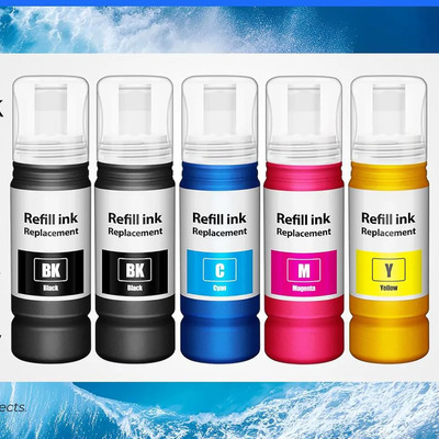 5 Kit Tinta Compatible Con Epson L1250 L3250 L3251 L3210 | Meses sin interés