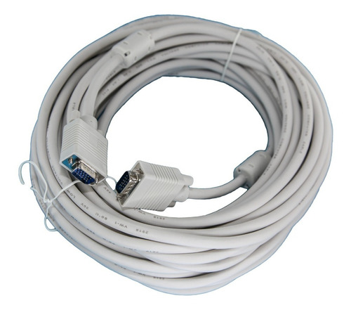 Cable Vga 5 Mts Grueso Tv Led Lcd Proyector Compu Pc 1° Htec