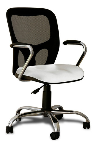 Silla Sillon Cromado India Escritorio Computadora Con Brazos