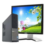 Pc Dell Completa I7 Ssd512 8gb Ram Wifi / Monitor 19 Outlet 