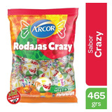 Caramelos Arcor Rodajas Crazy 465g