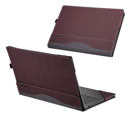 Funda Ppker, Para Laptop, Minimalista, Rojo Vino, 14