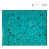 Placa Painel Espuma 3d  Colorida - Adesiva 70 X 77 - Esp 6mm Azul C/ Estrelas
