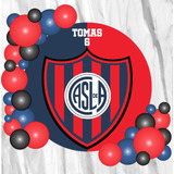 Fondo Banner Candy Bar Futbol San Lorenzo 70x70cm