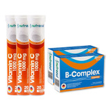 3 Vitamina C De 1.000 Mg + 2 B-complex  Nutrazul (pack 5 U.)