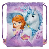 Mochila Tipo Saco Xeryus Infantil Princesa Sofia Mystical Cor Lilás Desenho Do Tecido Estampado