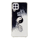 Funda Epoxi Resina Ying Yang Dije Para Samsung A22 4g