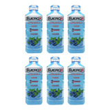 Suerox Bebida Hidratante Mora Azul Hierbabuena 630ml Pack 6p