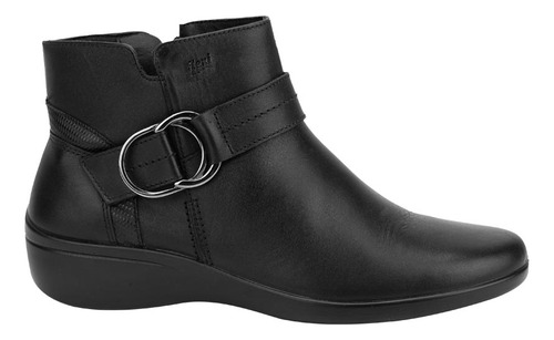 Bota Confort Suela Ultra Ligera Flexi Negro Mujer 8131