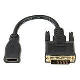 Dvi A Hdmi Adaptador Anbear Bi-direccional Hdmi Hembra A Dvi