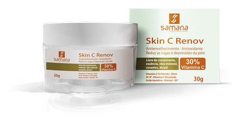 Vitamina C 30% Skin C Renov 30g Tipo De Pele Normal