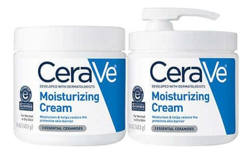  Cerave Creme Hidratante De 453g + Refil 453g 