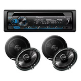 Paquete Autoestereo Pioneer Deh-s4250bt + 4 Bocinas 6.5 200w