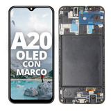 Modulo Display Pantalla Para Samsung A20 A205 Oled Con Marco