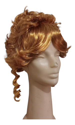 Peluca Tipo Dama Antigua Rulos Bucles By La Parti Wigs!