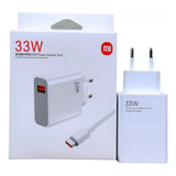 Carregador 33w + Cabo 6a Usb Para Xiaomi Com Nota Fiscal