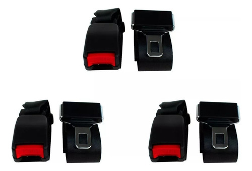 Kit 3 Cinturones Seguridad Para Camilla De Ambulancia S-04