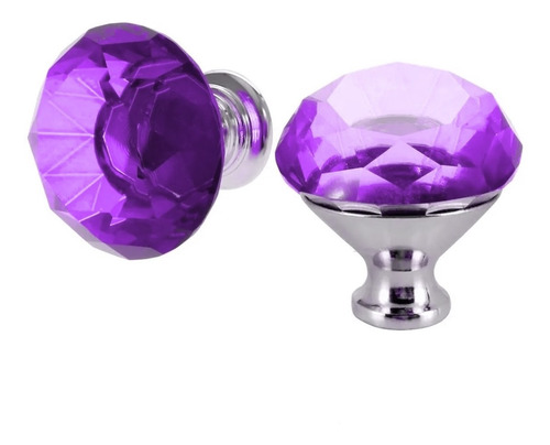 Tirador Cristal Diamante Color 3 Cm X10