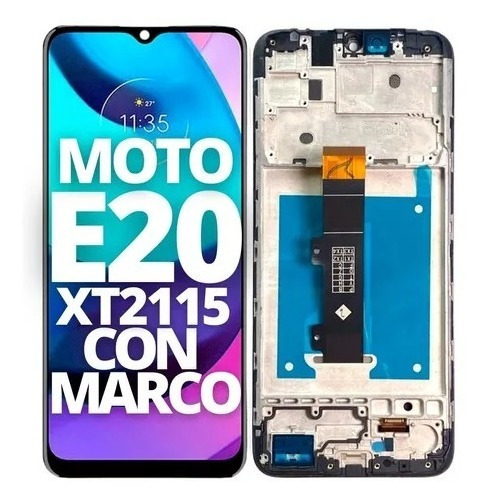 Modulo Motorola E20 Con Marco Consultar Instalacion Once