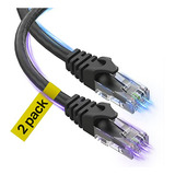 Cable Ethernet Cat6, 6 Pies (paquete De 2) Lan, Utp Cat 6, R