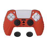 Funda Anti Deslizante Silcona Control Playstation 5 Red