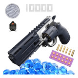 Revólver Pistola Hidrogel Manual Nylon Y Metal + 10000 Bolas