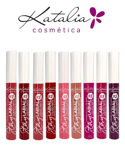 Labial Liquido Matte Katalia Stay 16 Hs De Duración