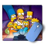 Mouse Pad - Familia Simpsons - L3p - 21 X 19cm - Series Tv