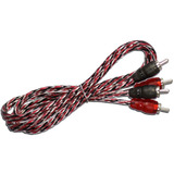 Cable Rca Mallado Potencia Amplificador 1.8 Metros Ds18 6ft