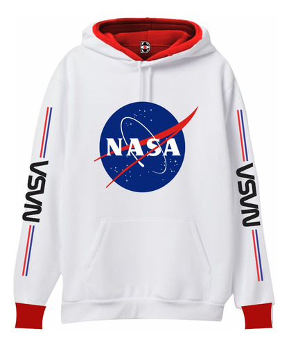 Buzo Buso Saco Capucha Nasa Hoodie Unisex