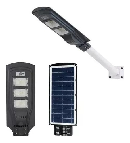 Lampara Para Exterior Solar Led De 60w Con Sensor De Luz