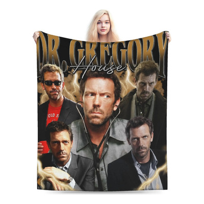 Manta Suave Y Divertida De Peluche De Dr. Gregory House Para