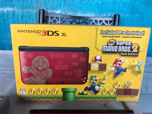 Nintendo 3ds Xl New Super Mario Bros. 2 Gold Edition (unico Dono)