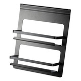 Especiero Aluminio 2 Niveles Condimentos Organizador Color Negro