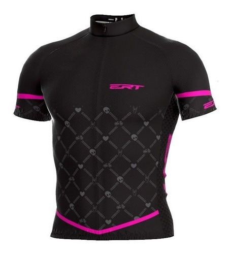 Camisa De Ciclismo Ert Classic Black Pink