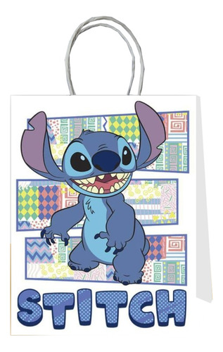 6 Bolsas Dulces Cumpleaños Stitch