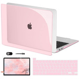 Funda Rigida Para Macbook Pro 13 (a2338), Rosa/transpatente